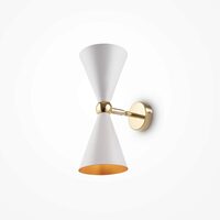 Aplica moderna Vesper aurie abajur alb cu auriu L12cm, Maytoni