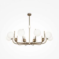 Lustra moderna Rendez-vous alama abajur alb Ø116cm, Maytoni