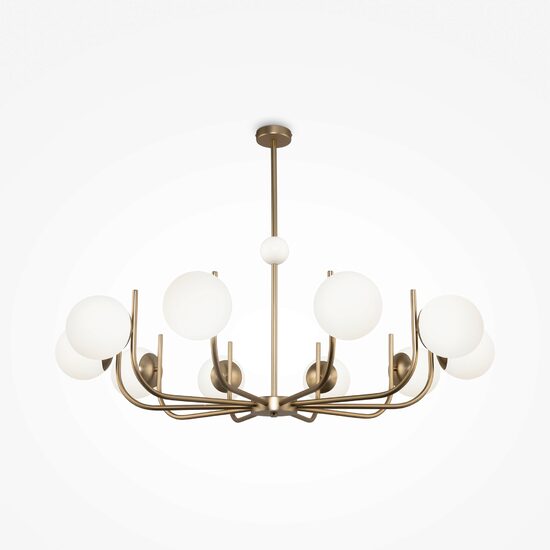 Lustra moderna Rendez-vous alama abajur alb Ø116cm, Maytoni