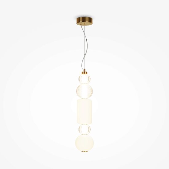 Lustra LED moderna Collar aurie Ø14cm 35W, Maytoni