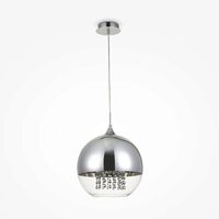 Lustra moderna Fermi nichel abajur transparent Ø30cm, Maytoni