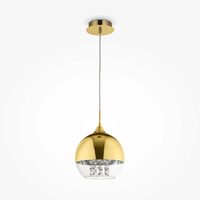 Lustra moderna Fermi aurie abajur transparent Ø20cm, Maytoni