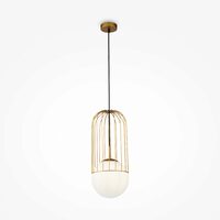 Lustra moderna Telford aurie abajur alb Ø20cm, Maytoni