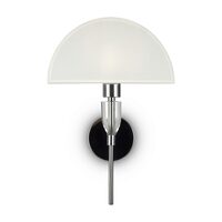 Aplica moderna Prima cromata abajur alb L16cm, Maytoni