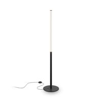 Lampadar LED modern Ray negru abajur alb 18W, Maytoni
