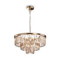Lustra cristal chihlimbar clasica Revero aurie Ø50cm, Maytoni