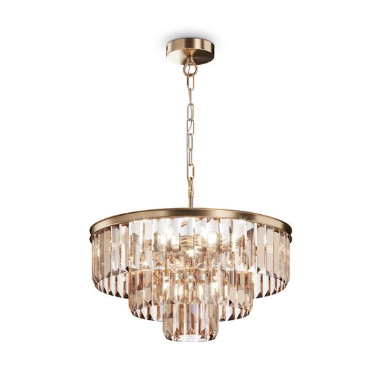Lustra cristal chihlimbar clasica Revero aurie Ø50cm, Maytoni