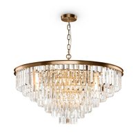 Lustra clasica Revero alama abajur transparent Ø80cm, Maytoni
