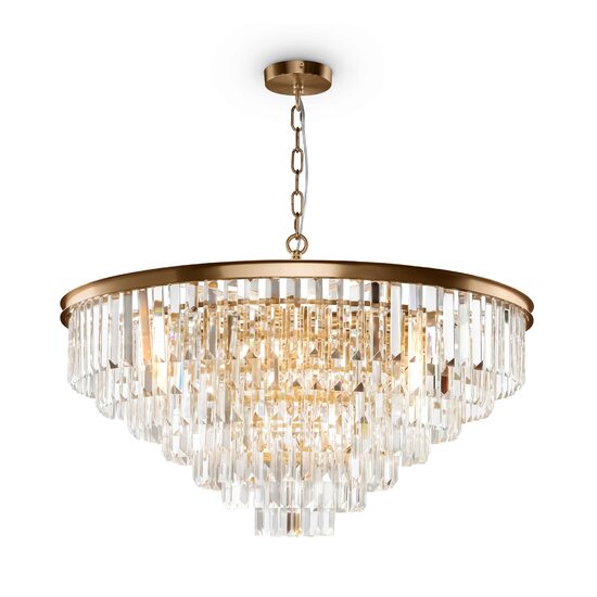 Lustra clasica Revero alama abajur transparent Ø80cm, Maytoni