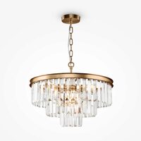 Lustra clasica Revero alama abajur transparent Ø50cm, Maytoni