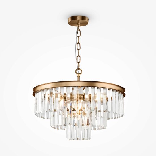 Lustra clasica Revero alama abajur transparent Ø50cm, Maytoni