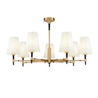 Plafoniera clasica Zaragoza alama abajur alb Ø88cm, Maytoni