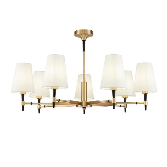 Plafoniera clasica Zaragoza alama abajur alb Ø88cm, Maytoni