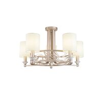 Candelabru clasic Vittoria auriu abajur alb Ø71cm, Maytoni