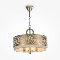 Lustra clasica Venera alama abajur bej Ø46cm, Maytoni