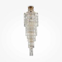Plafoniera cristal transparent clasica Niagara aurie Ø50cm, Maytoni