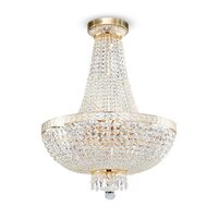 Candelabru cristal clasic Bella auriu Ø50cm, Maytoni