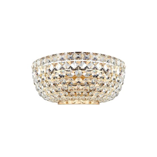Aplica cristal transparent clasica Basfor aurie L25cm, Maytoni