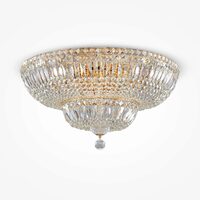 Candelabru cristal clasic Basfor auriu Ø60cm, Maytoni