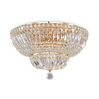 Candelabru cristal clasic Basfor auriu Ø46cm, Maytoni