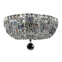 Candelabru cristal clasic Basfor nichel Ø30cm, Maytoni