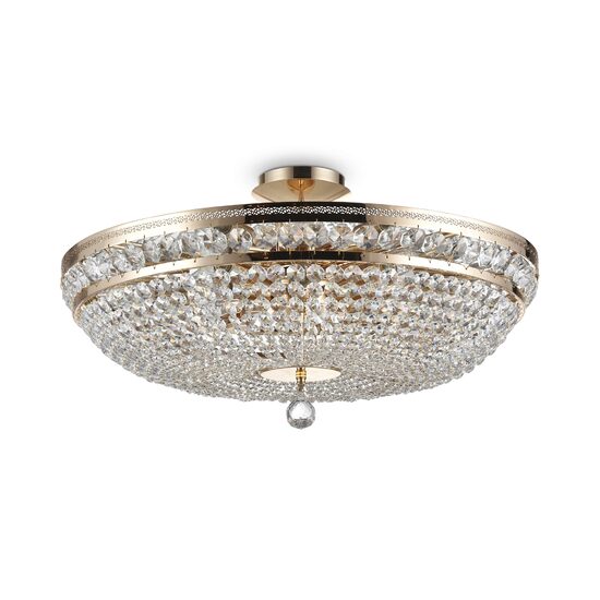 Candelabru cristal clasic Ottilia auriu Ø65cm, Maytoni
