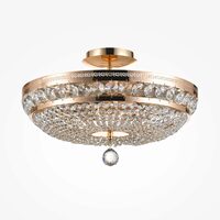 Candelabru cristal clasic Ottilia auriu Ø43cm, Maytoni