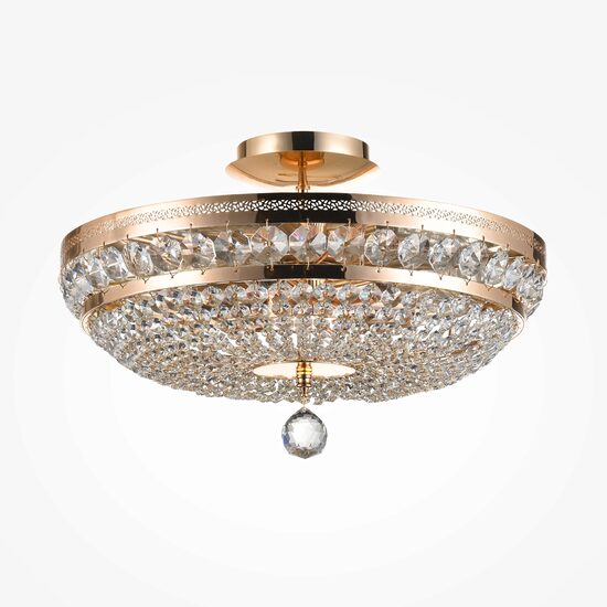 Candelabru cristal clasic Ottilia auriu Ø43cm, Maytoni