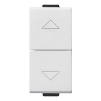 Pulsant dublu alb, inter-blocati, 1m, 1P NO+NO, 10A, NEVE UP Vimar VIM-09062