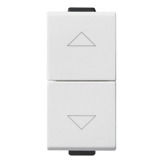 Pulsant dublu alb, inter-blocati, 1m, 1P NO+NO, 10A, NEVE UP Vimar VIM-09062