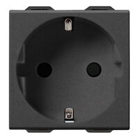 Priza schuko carbon matt, 2m, 2P+E, 16A, Sicury, NEVE UP Vimar, VIM-09208.CM