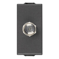 Priza TV carbon matt, tip F, 1m, NEVE UP Vimar, VIM-09318.CM