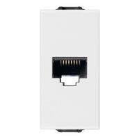 Priza RJ45 cat5e alba, 1m, Netsafe UTP, NEVE UP Vimar, VIM-09338.9