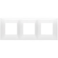Rama tripla alb lucios, NEVE UP Vimar, VIM-09666.01