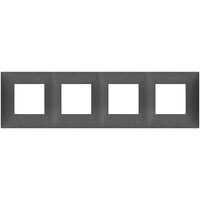 Rama cvadrupla carbon matt, NEVE UP Vimar, VIM-09668.14
