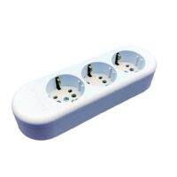 Bloc cu 3 prize tip Schuko (CP), fara cordon, Legrand K53421