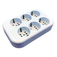 Bloc cu 6 prize tip Schuko (CP), fara cordon, Legrand K53424
