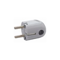 Stecher alb, cu CP iesire laterala, Legrand K54365
