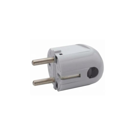 Stecher alb, cu CP iesire laterala, Legrand K54365