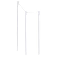 Lustra moderna alba, minimalista, 3xG9/3W, H110, Alha N 9393, Dohar
