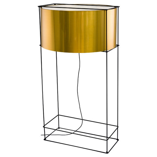 Lampadar modern negru-auriu, stil industrial, 1xE27/60W, H150, Paa 9524, Dohar