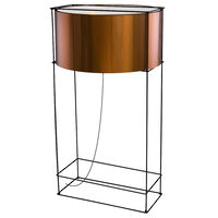 Lampadar modern negru-cupru, stil industrial, 1xE27/60W, H150, Paa 9525, Dohar