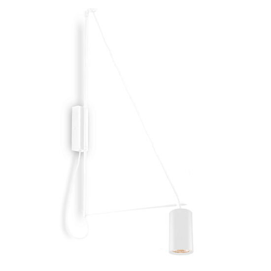 Aplica moderna alba, stil industrial, 1xGU10/5W, Kabe 9510, Dohar