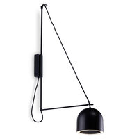 Aplica moderna neagra, stil industrial, 1xE14/60W, Kabe 9018, Dohar