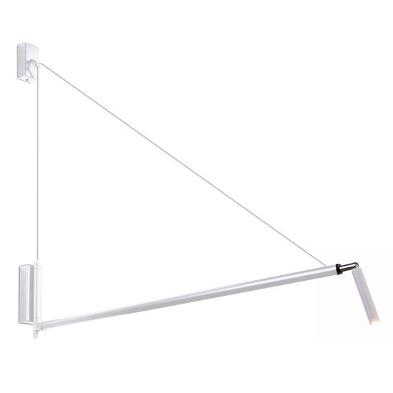 Aplica moderna alba, stil industrial, 1xG9/3W, Nurh 9519, Dohar