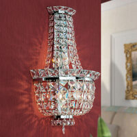 Aplica clasica cristal alama crom 3xE14/40W, Ambassador WA 2-1066/3 Chrom Orion