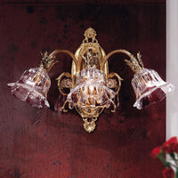 Aplica moderna alama Aur 24k 3xG9/40W, La Boheme WA 2-1174/3 Gold Orion