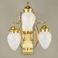 Aplica clasica alama bronz 3xE27/60W, Budapest WA 2-689/3 Bronze Orion