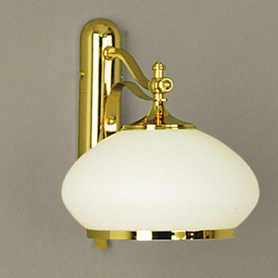 Aplica clasica alama Aur 24k 2xE27/60W, Empire WA 2-720/1 Gold-Opal Orion