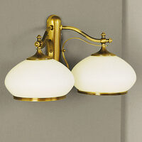 Aplica clasica alama patinata 2xE27/60W, Empire WA 2-720/2 Patina-Opal Orion